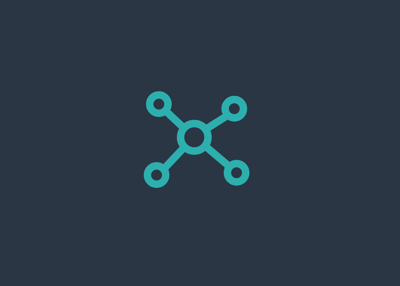 Connected nodes icon