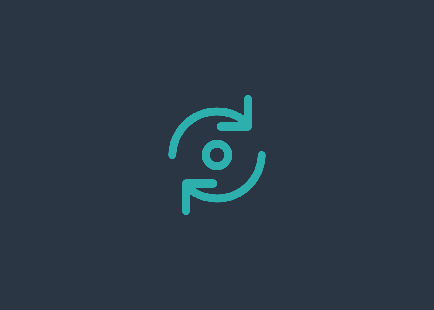 Cycle of arrows icon